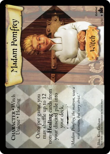 Madam Pomfrey — Harry Potter TCG card