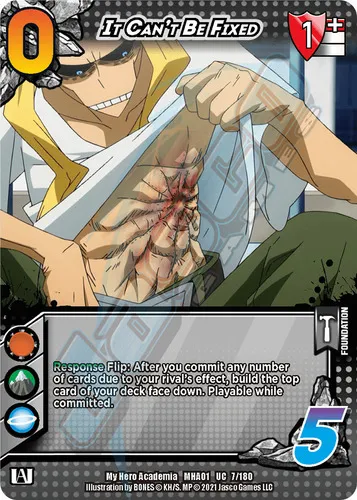 It Can't Be Fixed — Universal Fighting System card