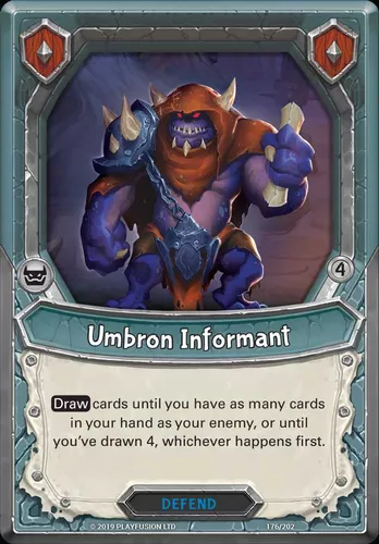 Umbron Informant — Lightseekers card