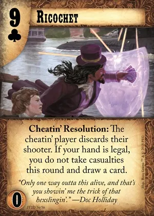 Ricochet — Doomtown card