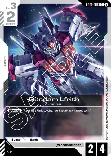 Gundam Lfrith — Gundam Card Game card