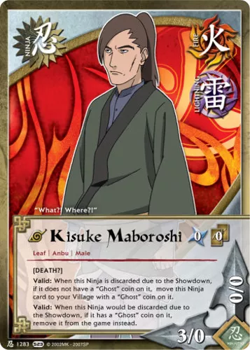 Kisuke Maboroshi — Naruto CCG card