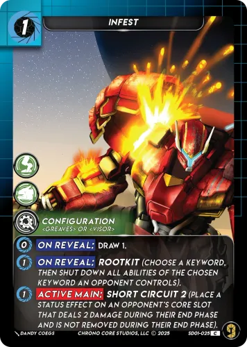 Infest — Chrono Core TCG card