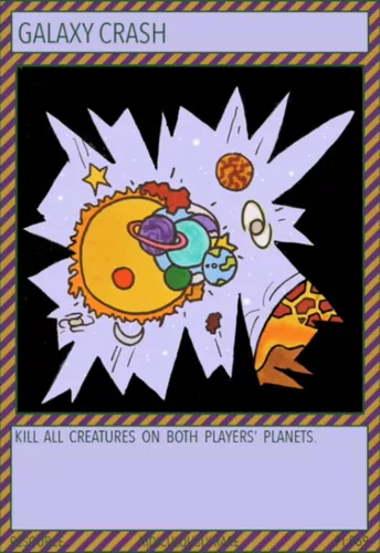 Galaxy Crash — Custom Card Games card