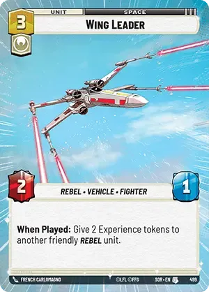 Wing Leader — Star Wars: Unlimited card